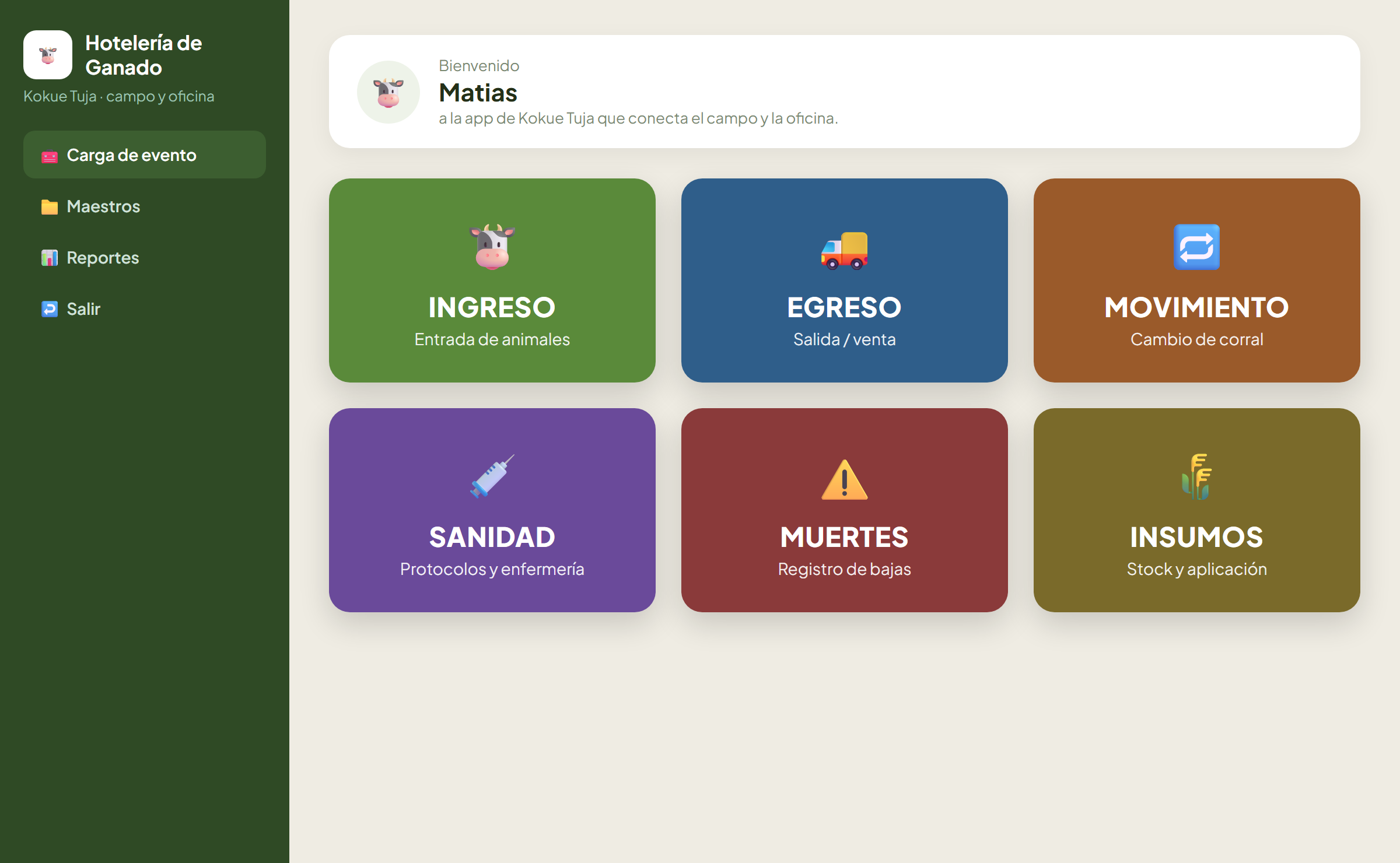 CorralPro — gestión ganadera